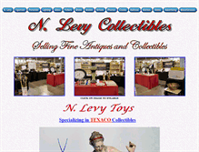 Tablet Screenshot of nlevycollectibles.com